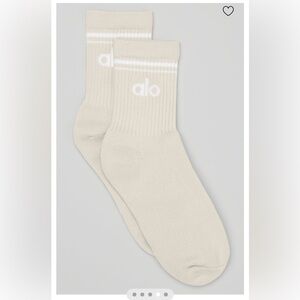 ALO Yoga Bone Throwback Socks
